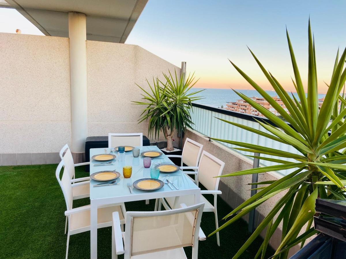 瓦伦西亚Patacona Premium Penthouse Sea Views & Barbecue公寓 外观 照片